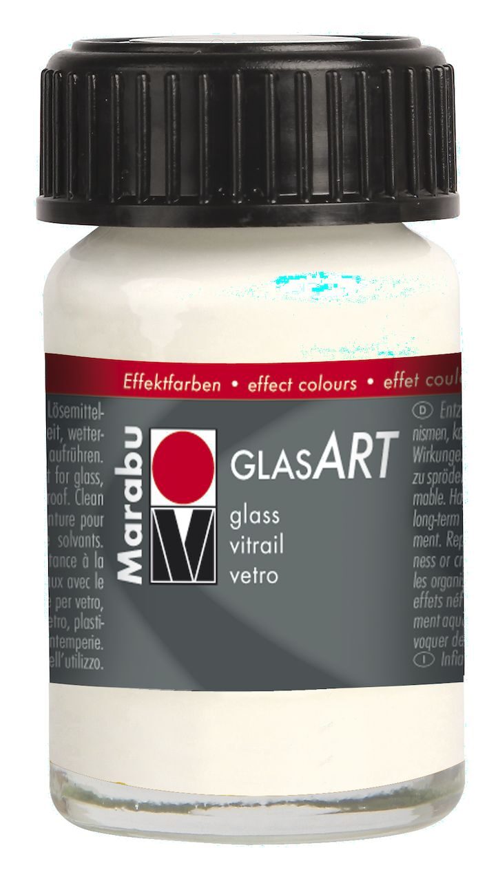 MARABU витражный лак GlasArt (белый перламутр) 15мл.