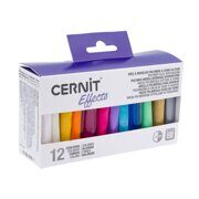 Cernit набор пластики (Translucent и Metallic) 12х25 гр.